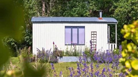 Off grid Shepherds hut/Tiny house with compost toilet